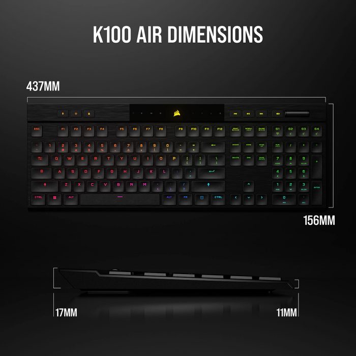 CORSAIR、超薄型メカニカルゲーミングキーボード「CORSAIR K100 AIR WIRELESS」発売 | 株式会社リンクスインターナショナル