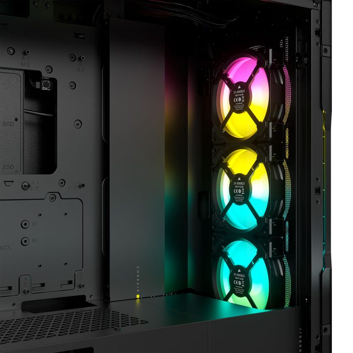 CORSAIR iCUE 4000X RGB 強化ガラス製ミドルタワー ATX PCケース