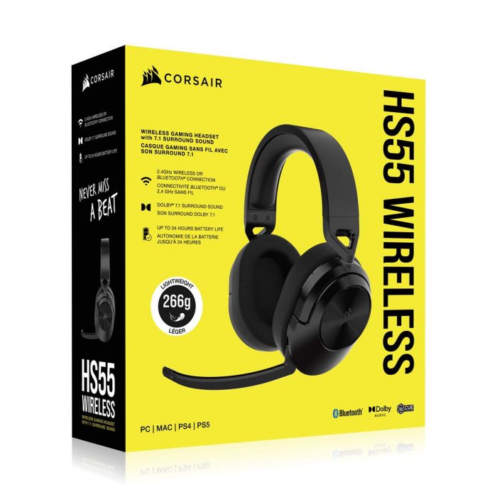 CORSAIR、Dolby ® Audio 7.1 サラウンドに対応するゲーミングヘッド