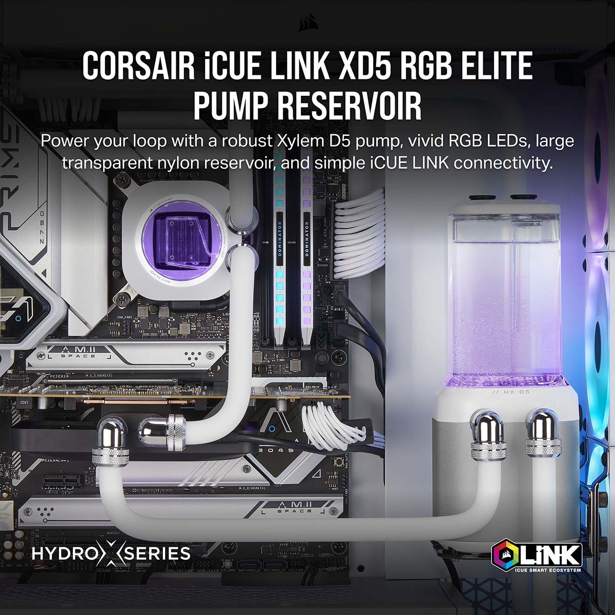 CORSAIR Hydro X Series iCUE LINK XD5 RGB ELITEリザーブポンプ ...
